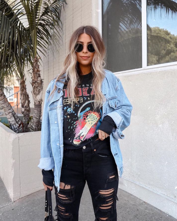 STYLECASTER | How to Wear Ripped Jeans: Street Style Inspiration