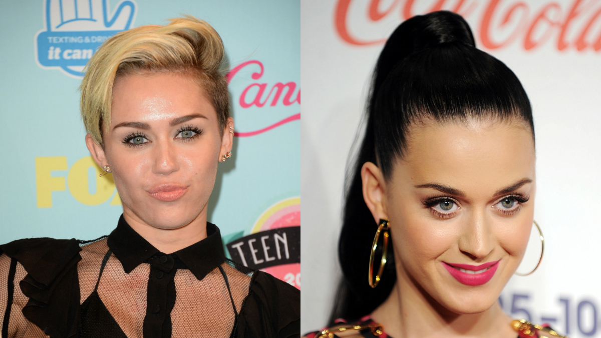 #Girlfight: Miley Cyrus Responds to Katy Perry's Tongue Comments