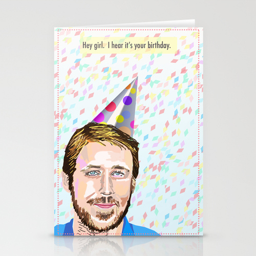 ryan gosling birthday card