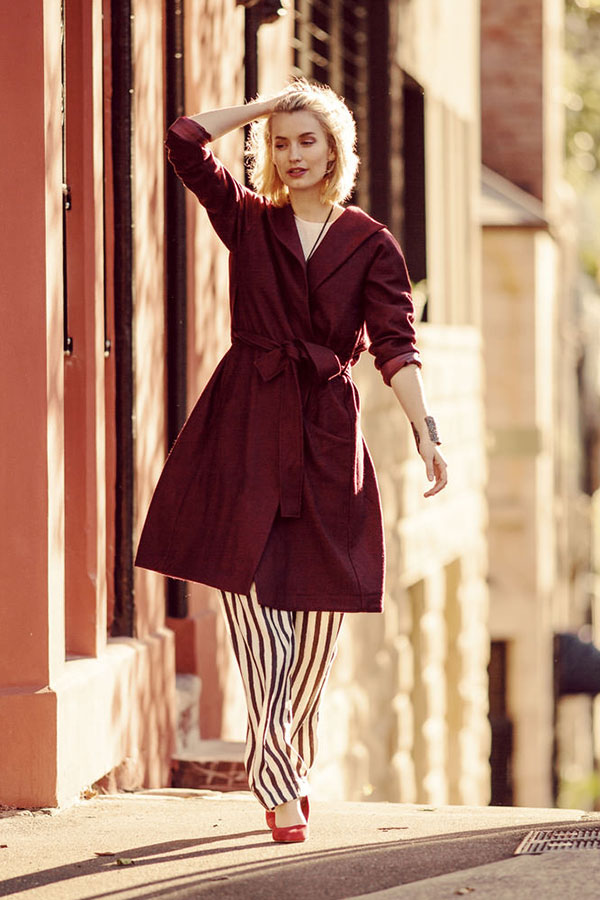 Winter Fashion Tips for Longer Legs: Vertical Stripes