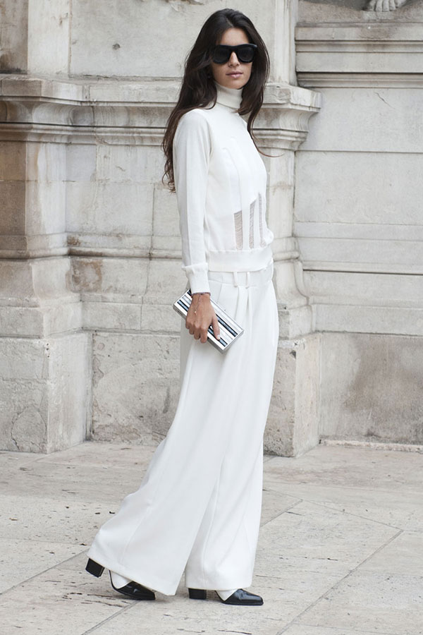 Winter Fashion Tips for Longer Legs: Wide Leg Pants