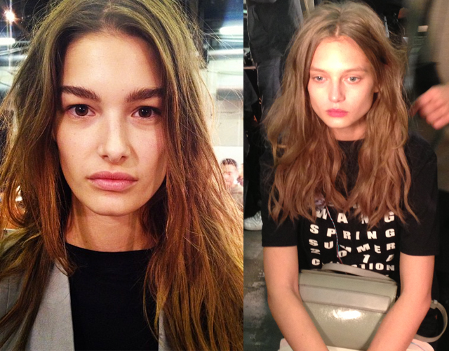 Louise Goldin New York Fashion Week Spring 2014 Hair and Makeup