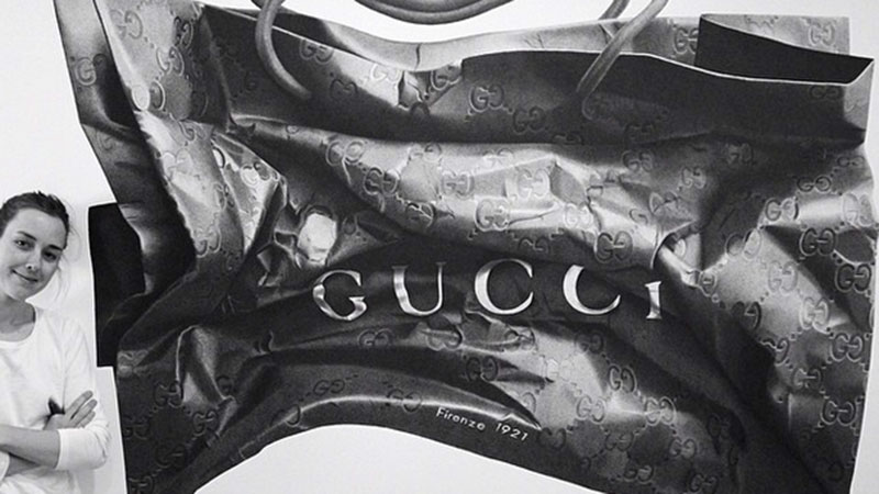 Cj Hendry Gucci Bag Drawing