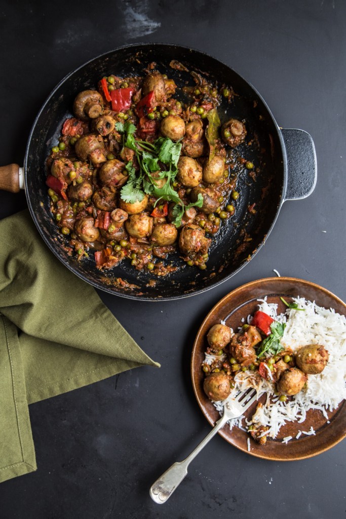 Mushroom Masala and Fenugreek