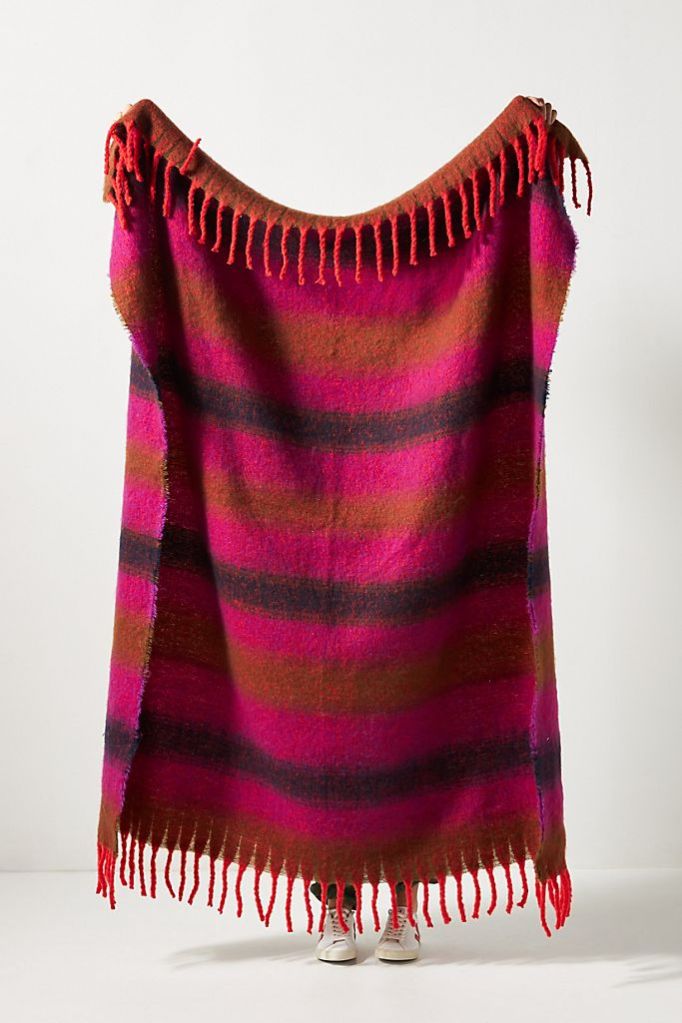 Rives Striped Throw Blanket
