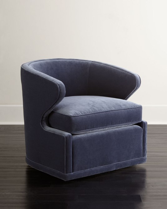 horchow velvet chair