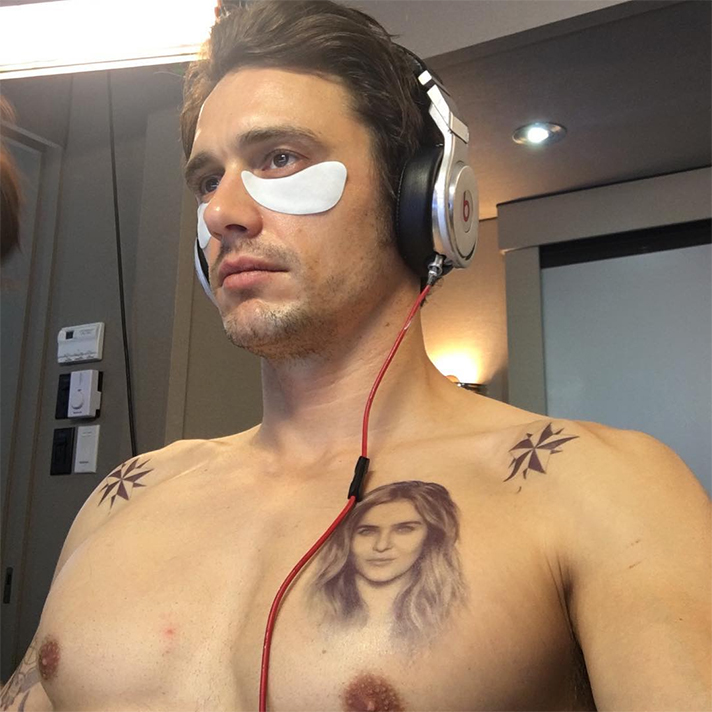 James Franco, seen here, shares my pain. He seems to be crying out for help. (Instagram)