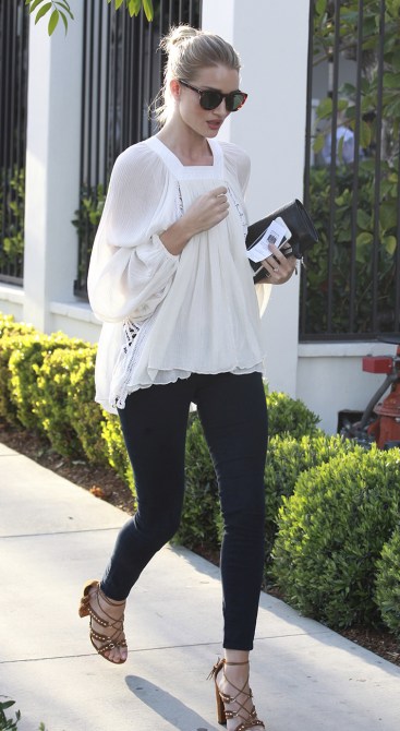 Rosie Huntington-Whiteley - Celebrity Street Style