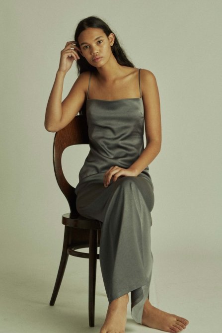 paris georgia basics minimalist brand slip dress