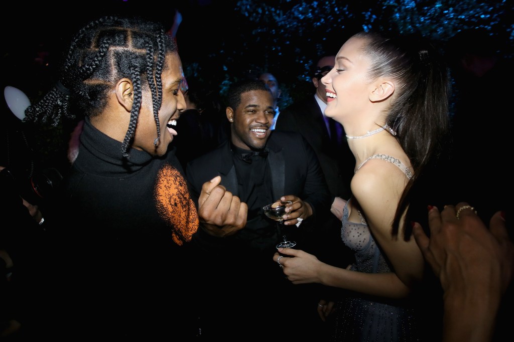 PARIS, FRANCE - JANUARY 23: ASAP Rocky, ASAP Ferg, and Bella Hadid attend the Christian Dior Haute Couture Spring Summer 2017 Bal Masque as part of Paris Fashion Week on January 23, 2017 in Paris, France. (Photo by Victor Boyko/Getty Images for Dior)