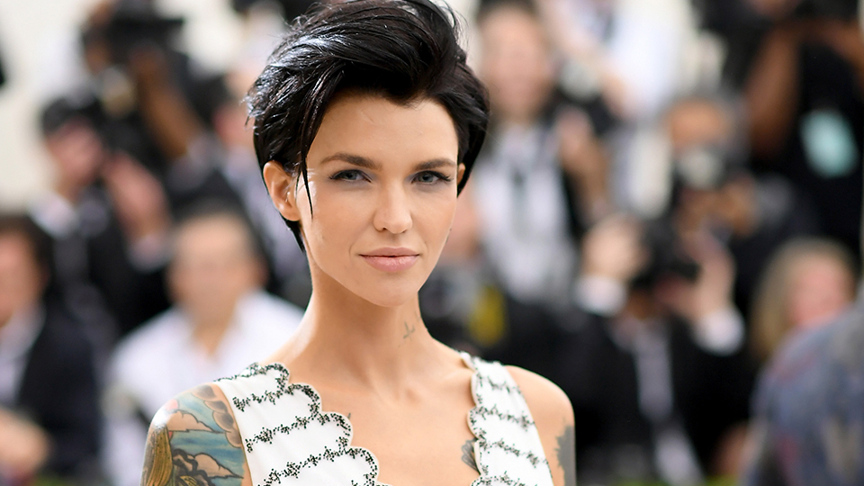 Ruby Rose Pink Blue Hair Includes a Little '90s-Style Braid
