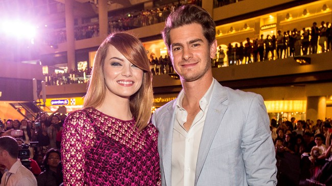 Andrew Garfield and Emma Stone