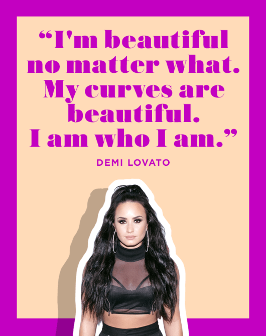Demi Lovato Positive Affirmation Quote