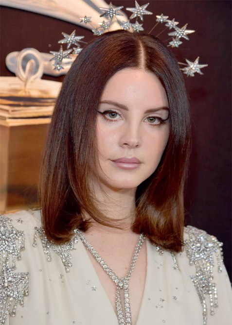 STYLECASTER | Beauty Looks at the 2018 Grammys | Lana Del Rey