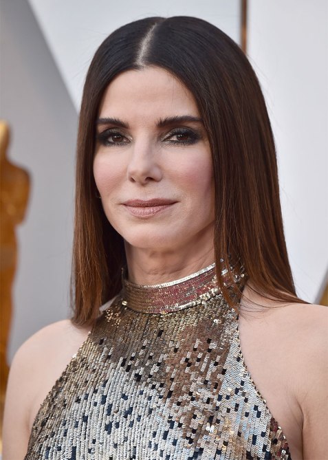 STYLECASTER | Oscars 2018 Beauty Looks | Sandra Bullock