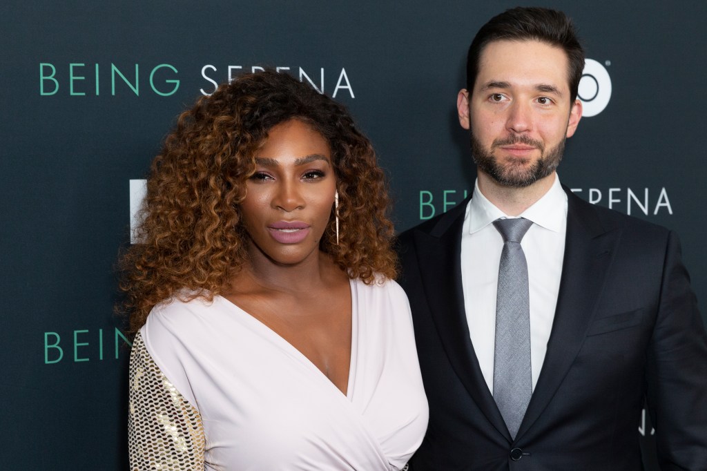 Serena Williams and Alexis Ohanian