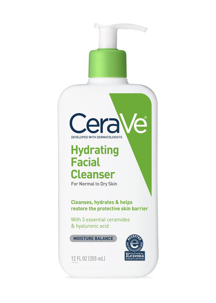 STYLECASTER | Lightweight Creamy Cleansers for Summer | CeraVe Hydrating Facial Cleanser