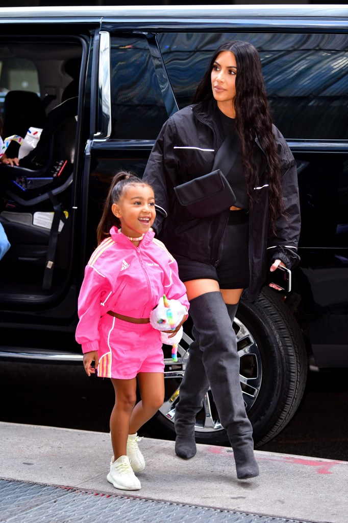 Kim Kardashian and North West
