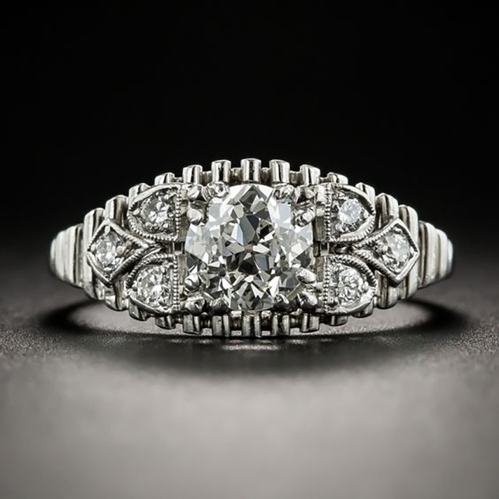 STYLECASTER | 57 Art Deco Engagement Rings So Stunning They Belong in Museums