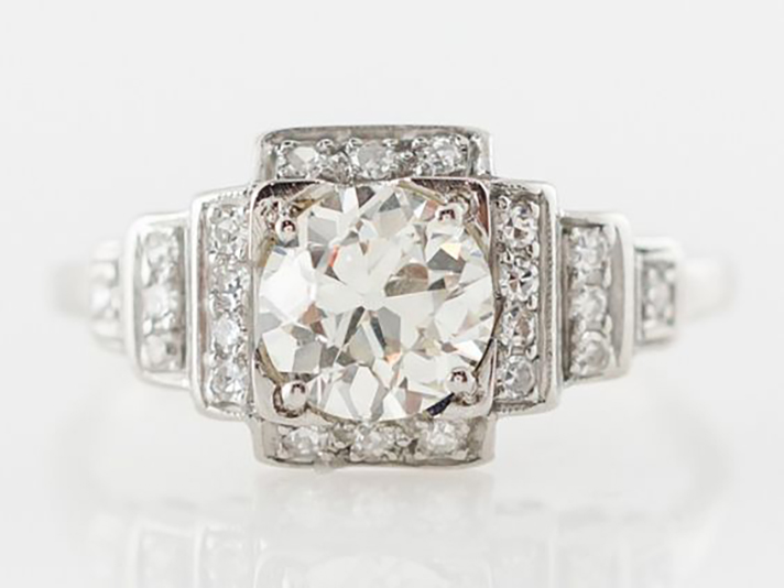 STYLECASTER | 57 Art Deco Engagement Rings So Stunning They Belong in Museums