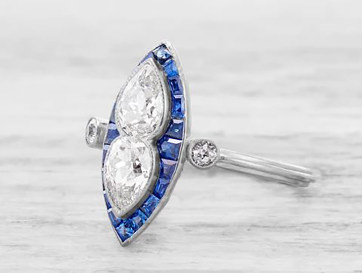 STYLECASTER | 57 Art Deco Engagement Rings So Stunning They Belong in Museums