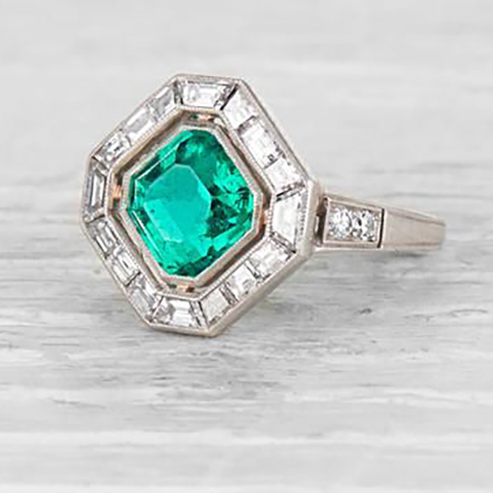 STYLECASTER | 57 Art Deco Engagement Rings So Stunning They Belong in Museums
