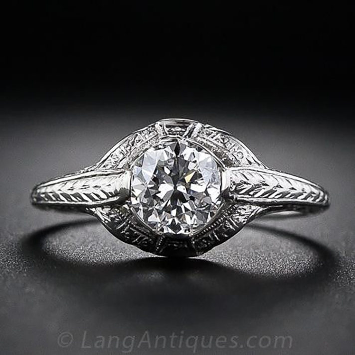 STYLECASTER | 57 Art Deco Engagement Rings So Stunning They Belong in Museums