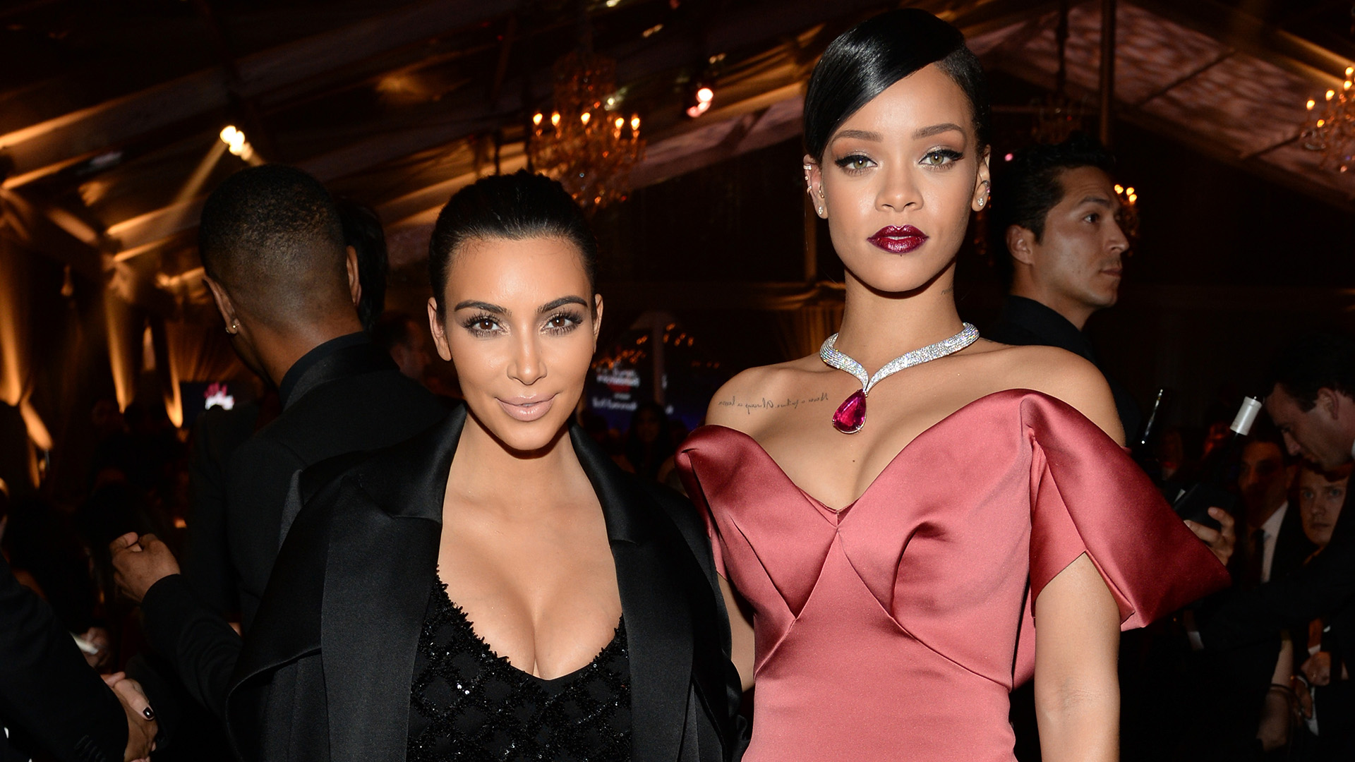 Rihanna and Kim Kardashian
