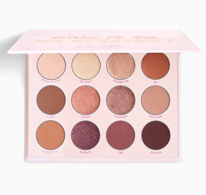 Give it to me straight palette