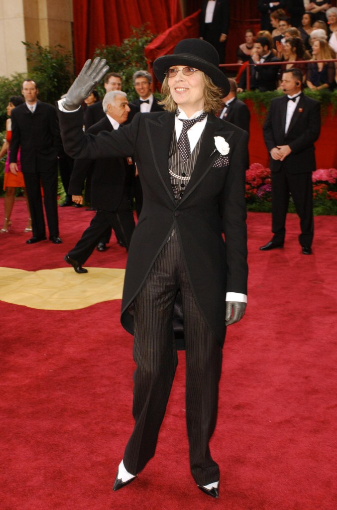 STYLECASTER | Best Celeb Women's Suits | Diane Keaton