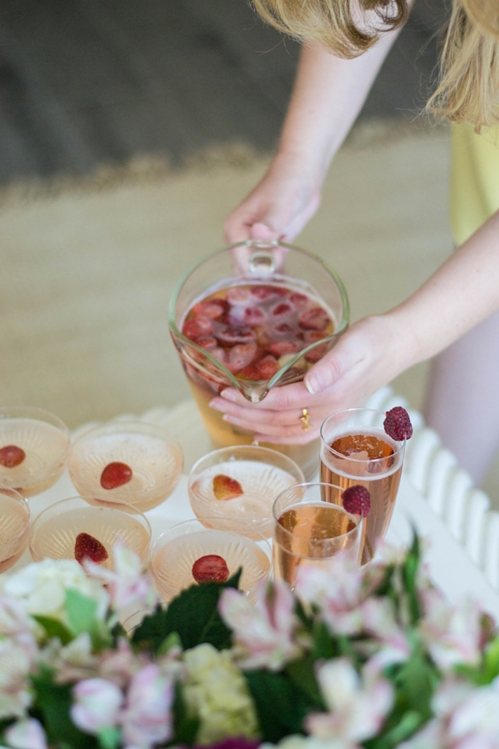 STYLECASTER | 11 Champagne Punch Recipes That'll Make Any Party More Fun | Gin and Champagne Punch