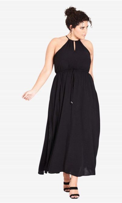 STYLECASTER | Plus-Size Winter Maxi Dress to Shop