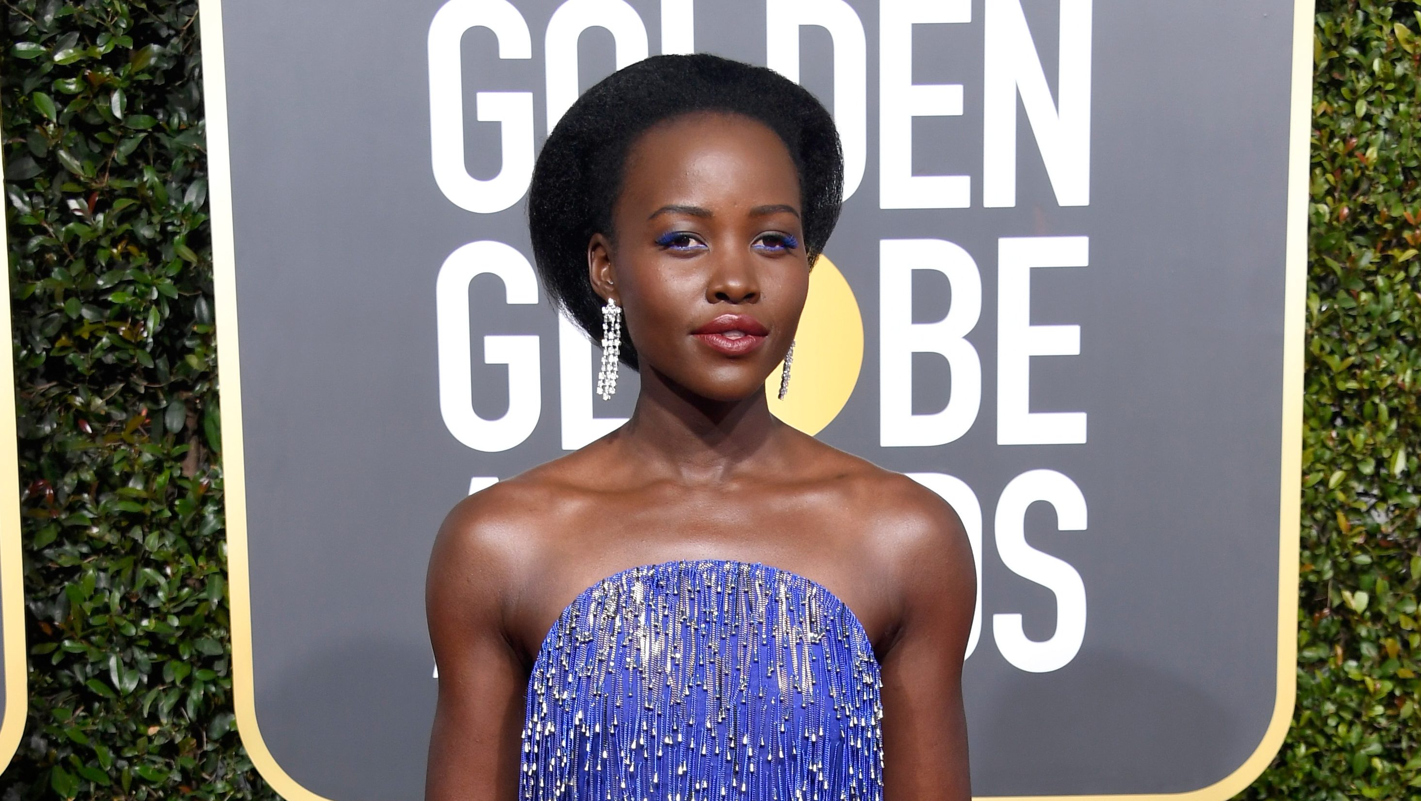 Lupita Nyong'o's 2019 Golden Globes Look Was as Stunning as You'd Expect