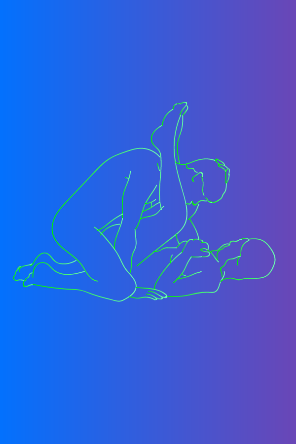 Over-the-shoulder G-spot holder