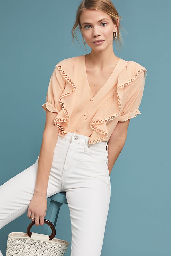 STYLECASTER | Cute Anthropologie Tops