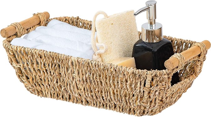 Artera Small Wicker Basket Amazon