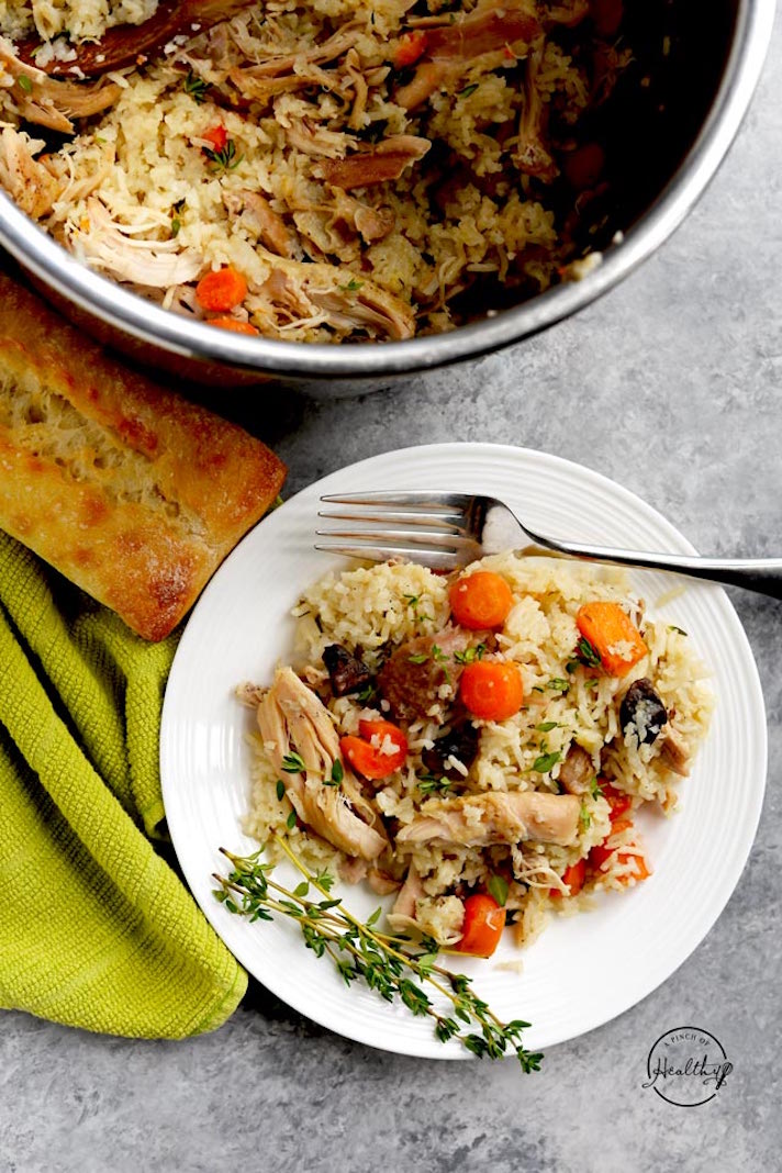 STYLECASTER | 17 Easy Instant Pot Chicken Recipes That'll Save You So Much Time | Chicken and Rice