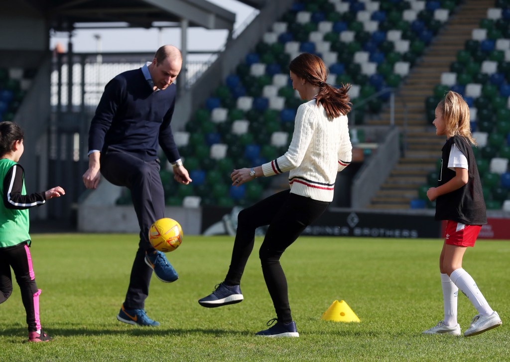 Kate Middleton Prince William Soccer.