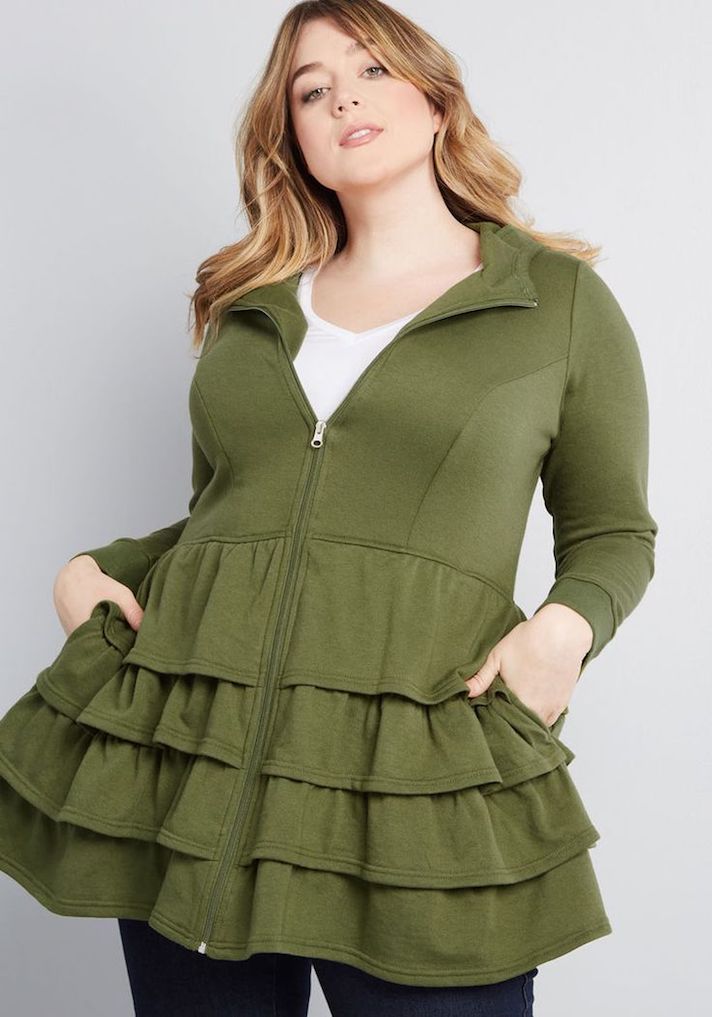 STYLECASTER | Plus Size Spring Coats