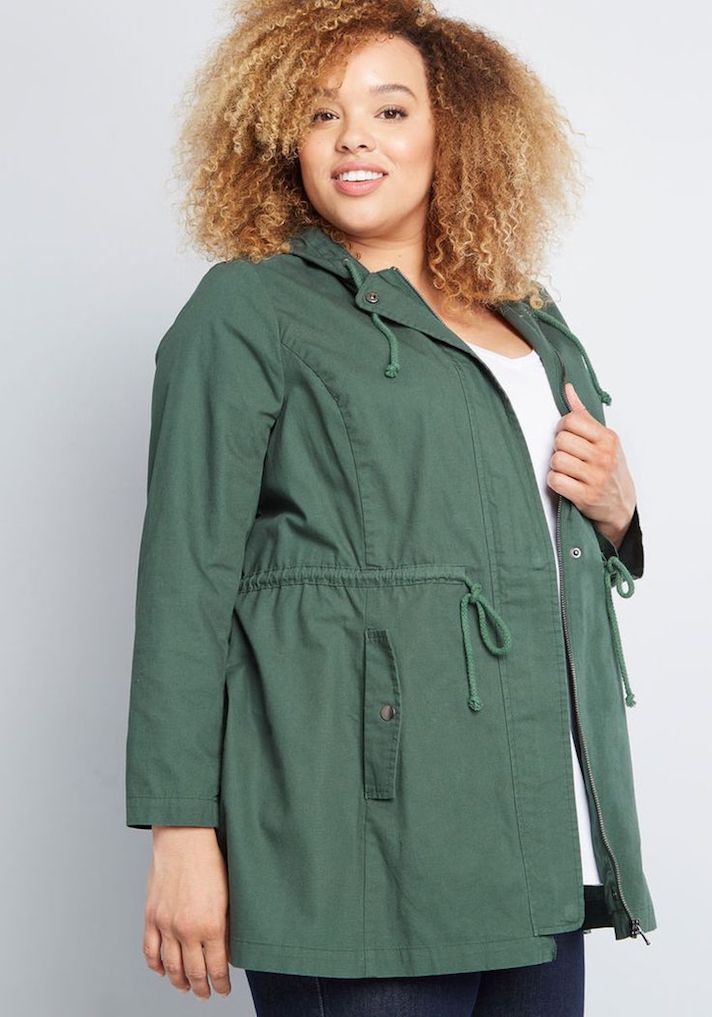STYLECASTER | Plus Size Spring Coats