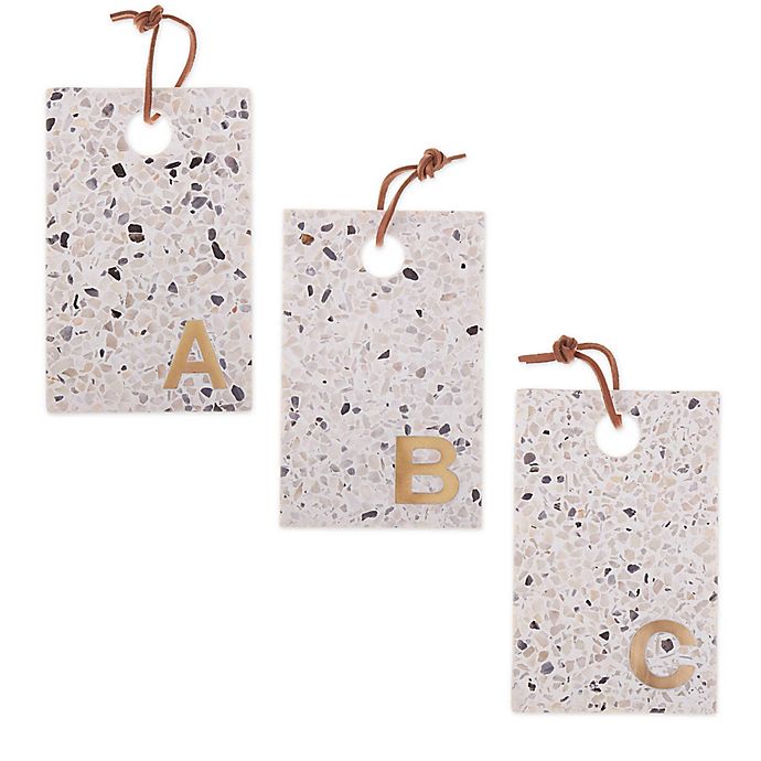 Artisanal Kitchen Supply Terrazzo Monogram Cheese Board
