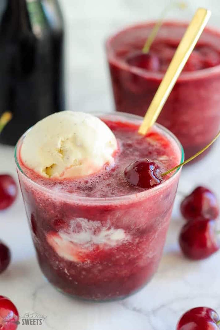 STYLECASTER | 17 Easy Blender Cocktails That Make Any Day Feel Like Vacation | Frozen Cherry Daiquiri
