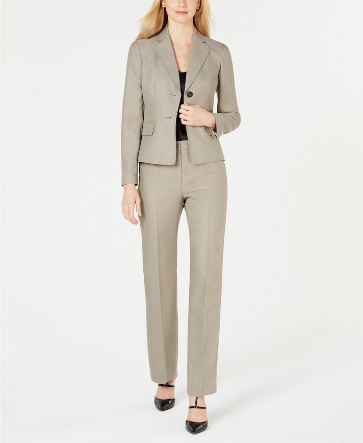 STYLECASTER | How to Steal Kourtney Kardashian's Tan Pantsuit Look
