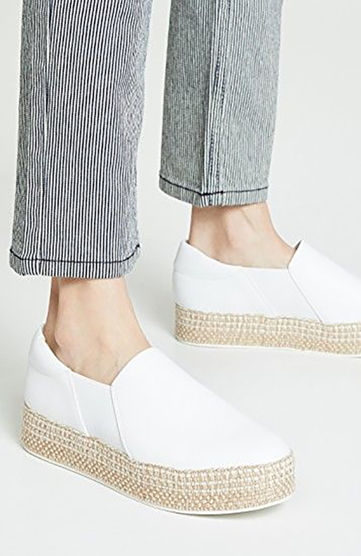 STYLECASTER | Dainty White Sneakers You Could Definitely Wear Under Your Bridal Gown