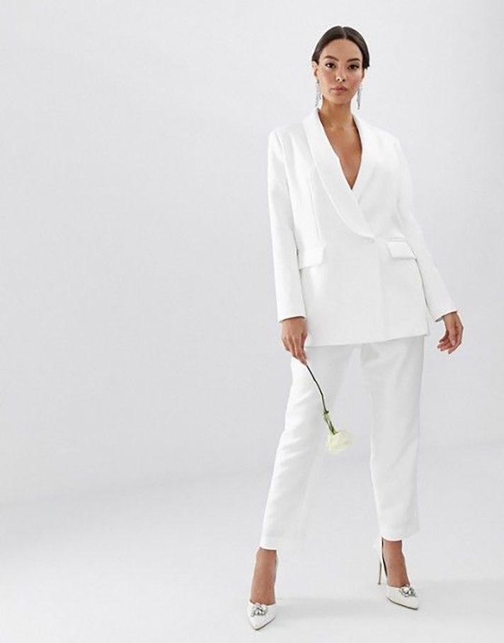 STYLECASTER | Bridal Power Suits Fit for Any City Hall Wedding
