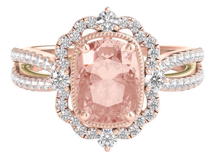 STYLECASTER | Pink Diamond Engagement Rings Exist—and They're as Cute as You'd Expect