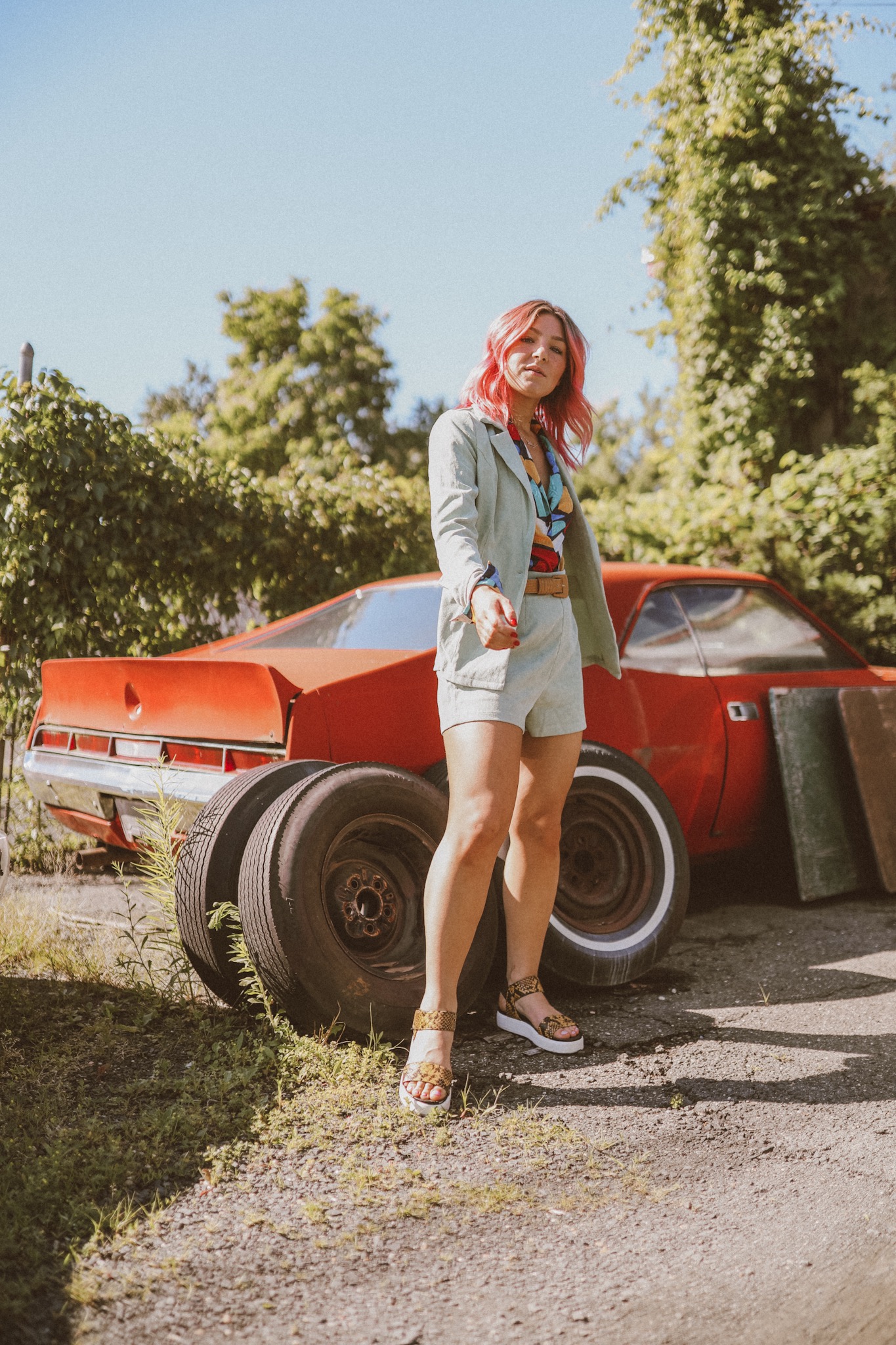 STYLECASTER | How to Survive Wearing a Suit in the Summer Heat—like the Total Boss Lady You Are