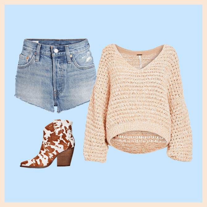 STYLECASTER | Summer Sweater Outfit Ideas