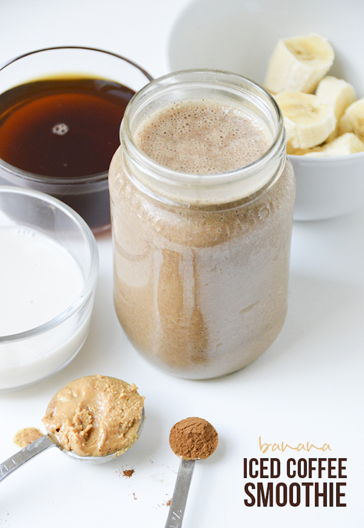 STYLECASTER | 15 Easy Coffee Smoothies That'll Turn You Into A Morning Person | Iced Coffee Banana Smoothie