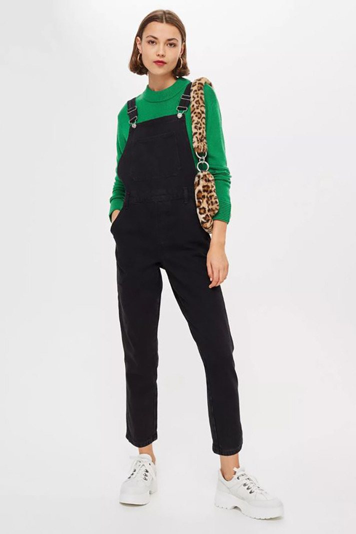 STYLECASTER | Long Denim Overalls Are a Romantic Addition to Any Fall Wardrobe